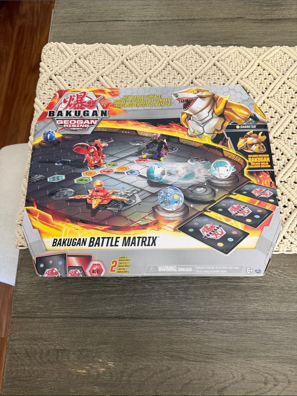 Bakugan-Battle Matrix Kids Toy Board Game - Red, Black, Yellow